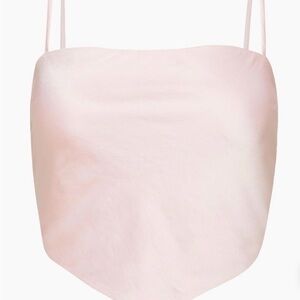 Aritzia Satin Cropped Tank